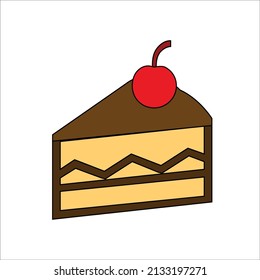  icon cave vector illustration fill line