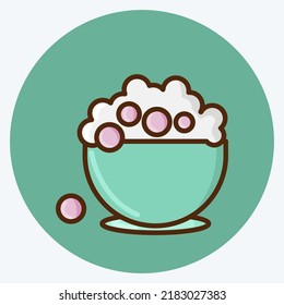 Icon Caviar. suitable for Meat. flat style. simple design editable. design template vector. simple illustration