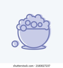 Icon Caviar. suitable for Meat. two tone style. simple design editable. design template vector. simple illustration