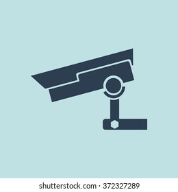 Icon of CCTV Camera. EPS-10.