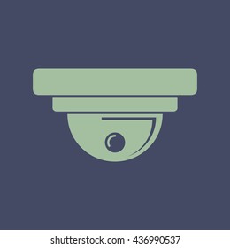 Icon of CCTV Camera or CCTV Surveillance. Eps-10.