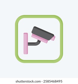 Icon Cctv. related to Public symbol. flat style. design editable