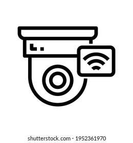 Icon Cctv With Style Outline 