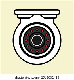Icon cctv.Vector illustration design. Eps 10.

