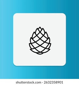 Icon of a cedar cone representing the cedarwood tree and its natural scent or material.	