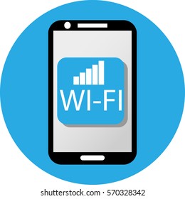 icon cellphone wi-fi.