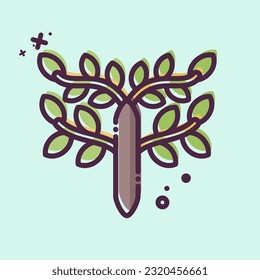 Icon Celtic. related to Celtic symbol. MBE style. simple design editable. simple illustration