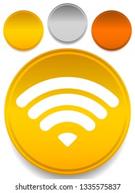Icon with centric, radial lines for spread, spreading concepts