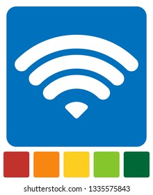 Icon with centric, radial lines for spread, spreading concepts