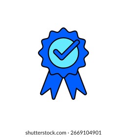 Ícone um certificado, isolado contra um fundo limpo.
