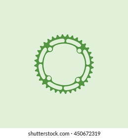 Icon of chainwheel.