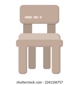 icon Chair Home and furniture Illustration