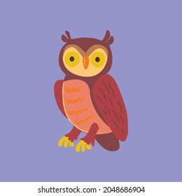 Icon Character Cute cartoon Owls
