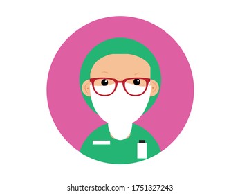 Icon Character Profession Human Vector