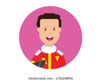 Carácter de icono para mostrar tu profesión, expresión y género.