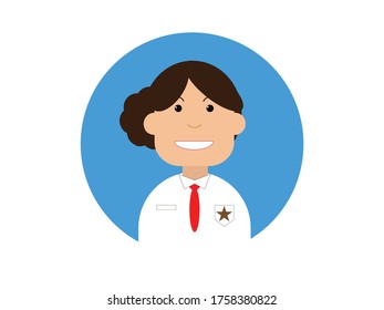 Carácter de icono para mostrar tu profesión, expresión y género.