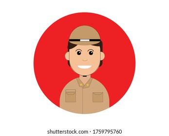 Icon character to show your profession, expression and gender.