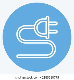 Cargo de icono. adecuado para el símbolo educativo. estilo ojos azules. diseño simple editable. vector de plantilla de diseño. ilustración simple