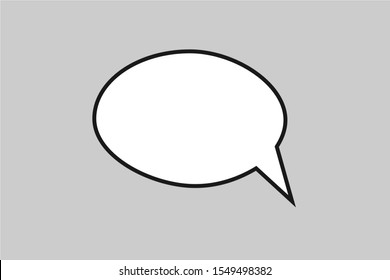 Icon Chat Conversation a Mail Message Sms Stock Vector.