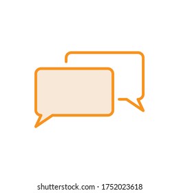 Icon chat, dialogue, comment, speech 