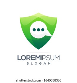 icon chat inspiration gradient logo design