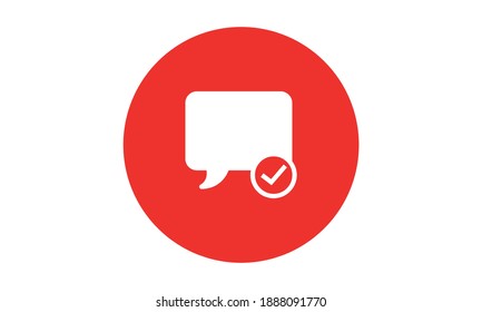 icon chat message vector color