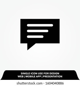 icon chat pop up design icon vector 