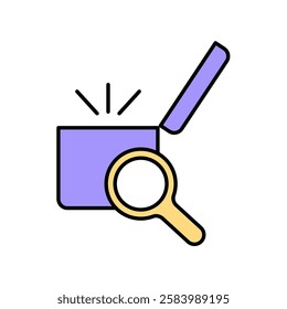 Icon a check box, isolated against a clean background.