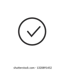 icon of check box icon Vector icon 10 EPS