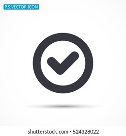 icon of check box icon Vector icon 10 EPS