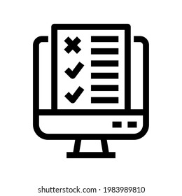 Lista de verificación de iconos con esquema de estilo