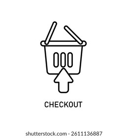 Icon a checkout, isolated against a clean background.