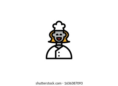 Icon  Chef Vector Graphic of  Kitchen Perfect for Resataurant