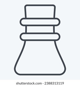 Icon Chemex. related to Coffee symbol. line style. simple design editable. simple illustration