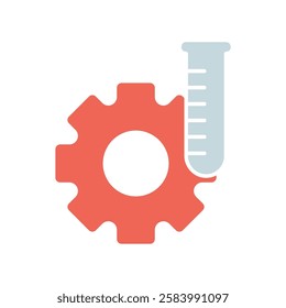 Icon a chemical, isolated against a clean background.