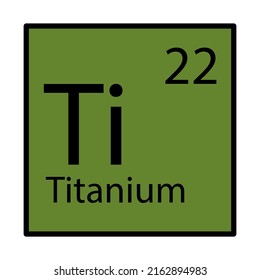 Icon Of Chemistry Element. Editable Bold Outline With Color Fill Design. Vector Illustration.