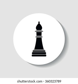 Icon chess bishop.