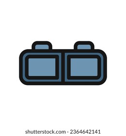 icon chess clock, chess game, editable file