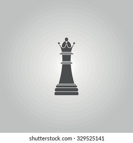 Icon chess queen.