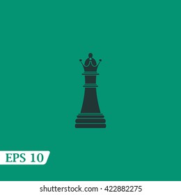 Icon chess queen.