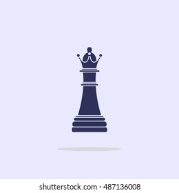 Icon chess queen.