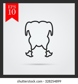 Icon of chicken body