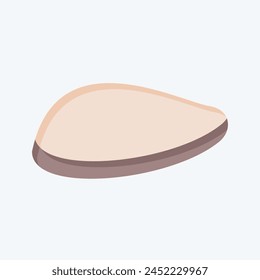 Icon Chicken Breast. related to Healthy Food symbol. flat style. simple design illustration