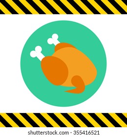 Icon of chicken fowl