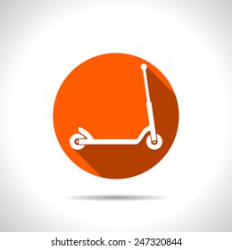 icon of child scooter