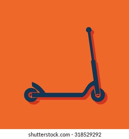 icon of child scooter