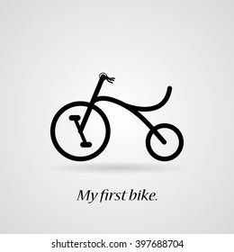 Icon children's Bicycle.