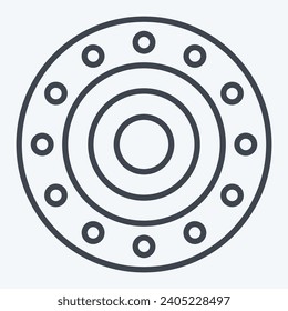 Icon Chinese Horoscope. related to Horoscope symbol. line style. simple design editable. simple illustration