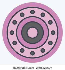 Icon Chinese Horoscope. related to Horoscope symbol. color mate style. simple design editable. simple illustration