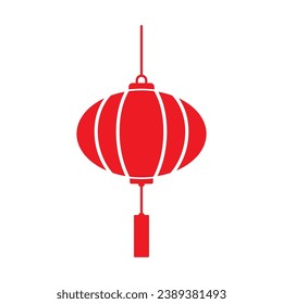 icon chinese new year vector template illustration logo design